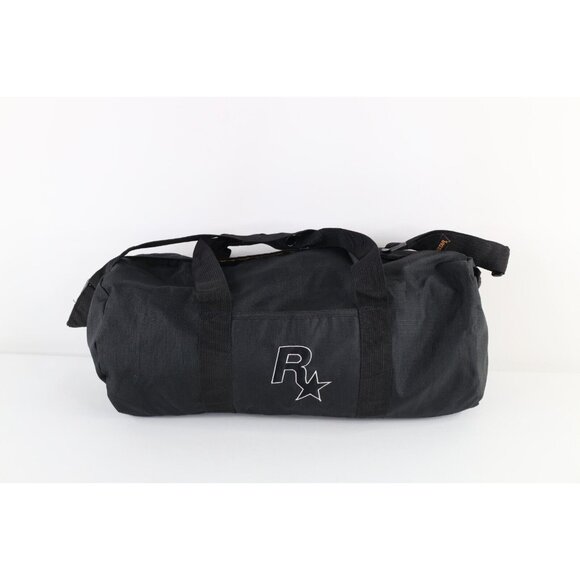 Rockstar Games Grand Theft Auto IV Spell Out Handled Duffel Bag Gym Pack Black